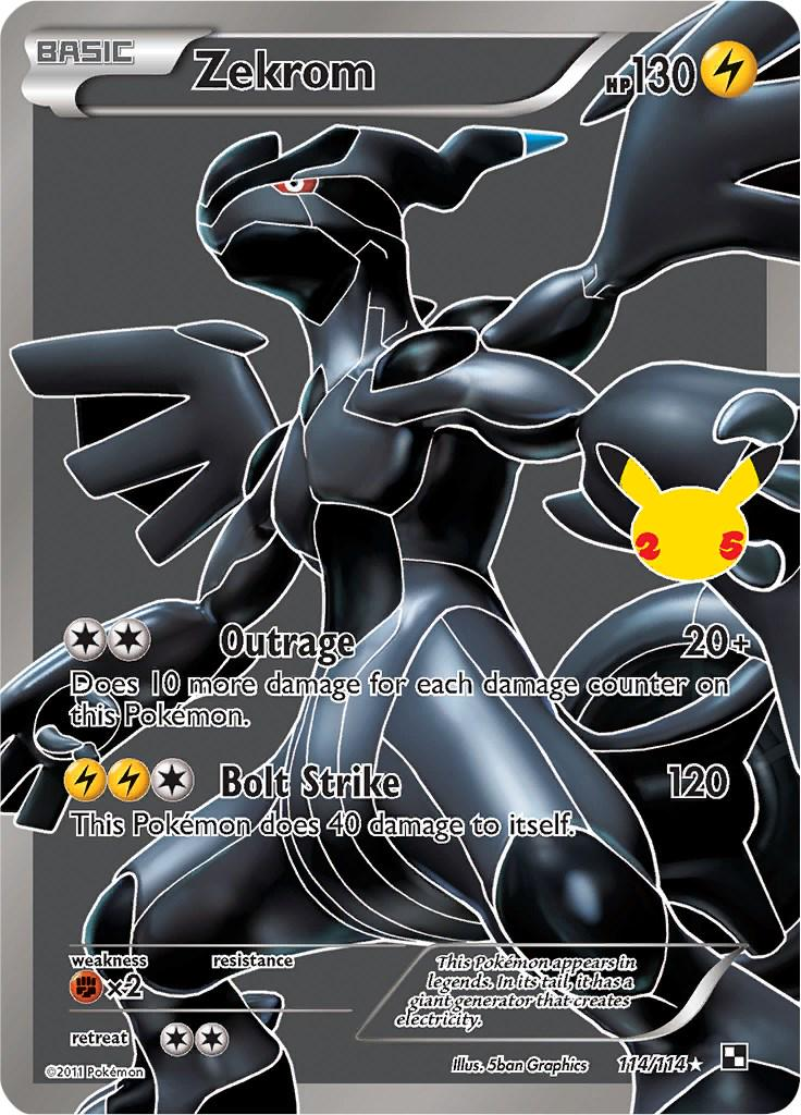 Zekrom 114/ - Celebrations (CEL) NM