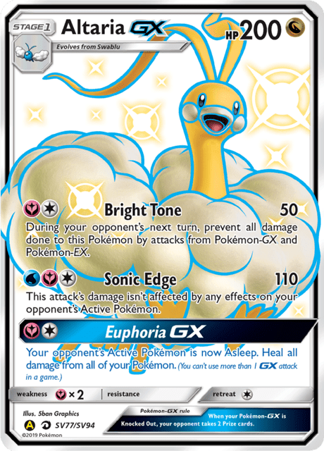 Altaria GX sv77/sv94 - Hidden Fates (HIF) NM