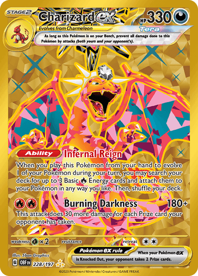 Charizard ex 228/197 - Obsidian Flames (OBF) PSA 9