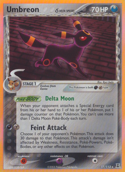 Umbreon 17/113 - Delta Species (DS) DMG