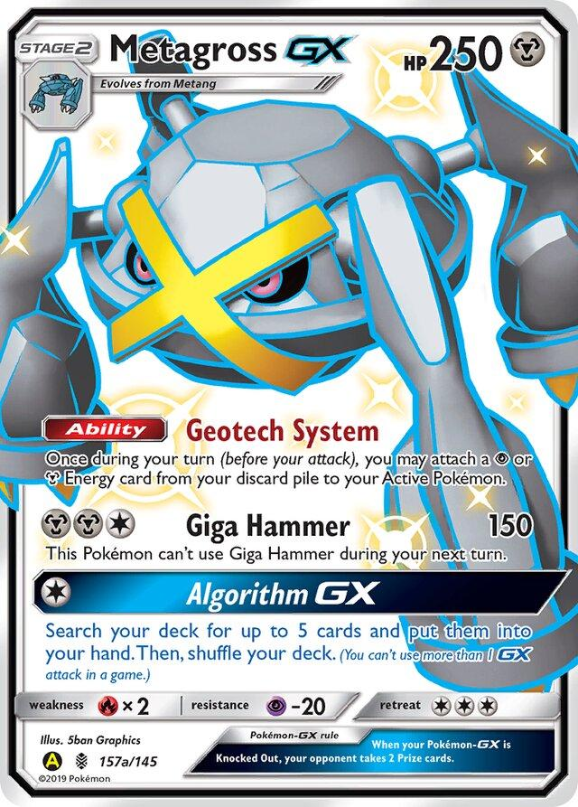 Metagross GX 157a/68 - Hidden Fates (HIF) NM