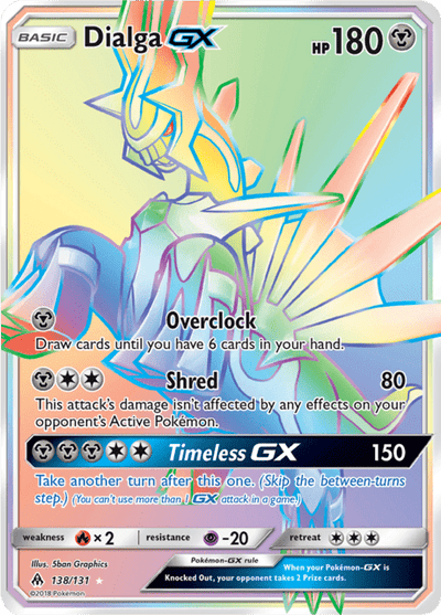 Dialga GX 138/131 - Forbidden Light (FLI) NM