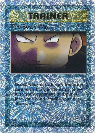 The Boss's Way 105/110 [Reverse Holo] - Legendary Collection (LC) DMG