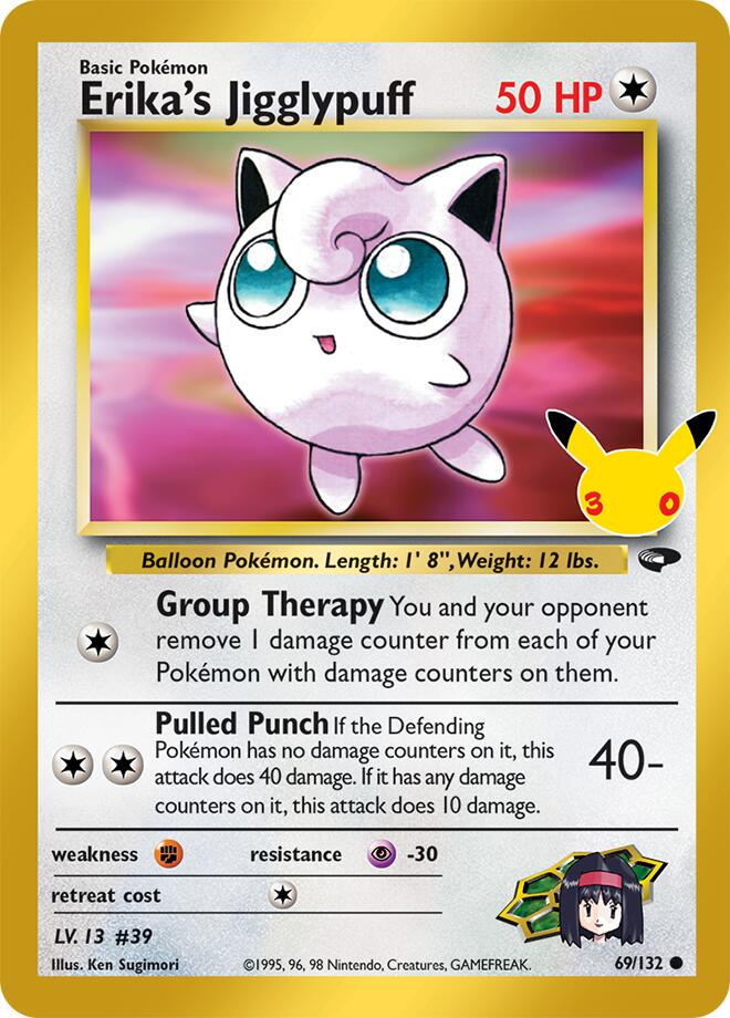 Erika's Jigglypuff 69/128 - 30th Celebration NM