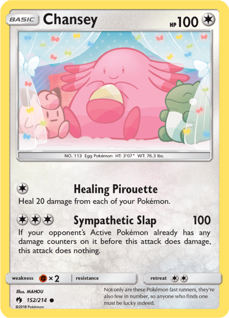 Chansey 152/214 [Reverse Holo] - Lost Thunder (LOT) NM