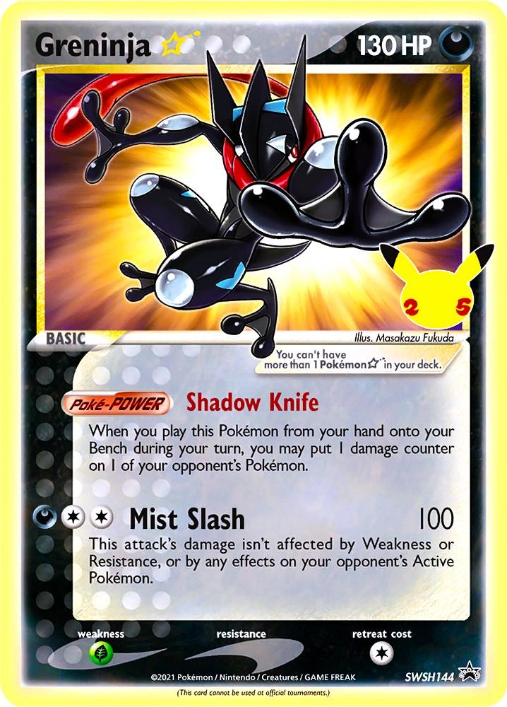 Greninja swsh144/25 [Gold Star] - Celebrations (CEL) PSA 9