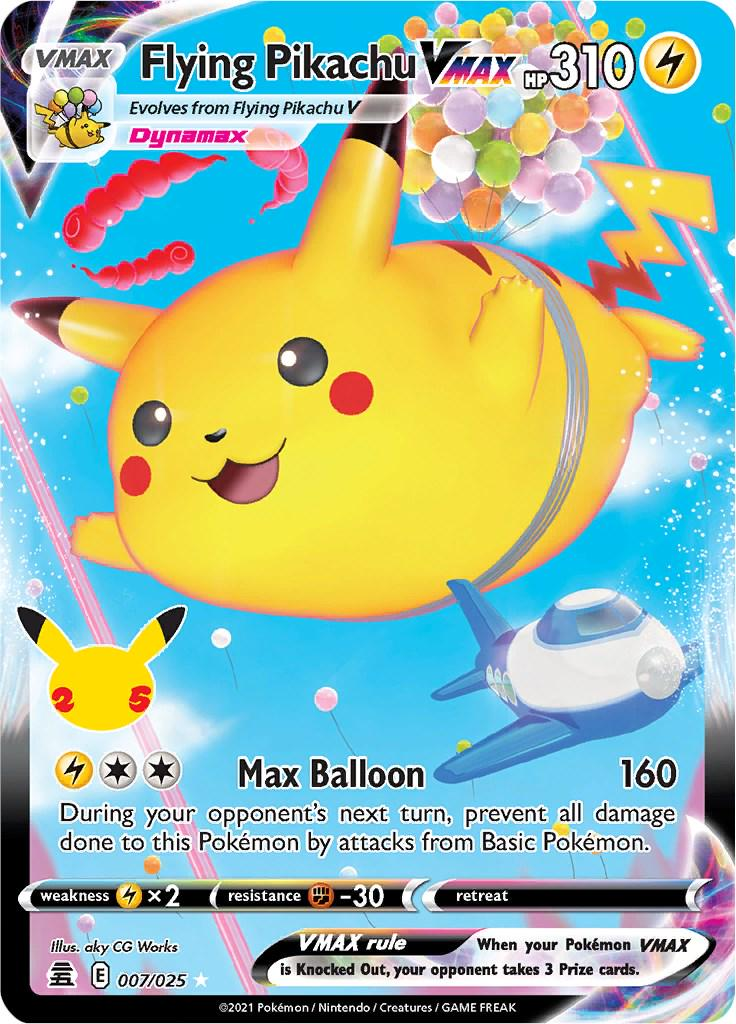 Flying Pikachu VMAX 7/25 - Celebrations (CEL) PSA 10