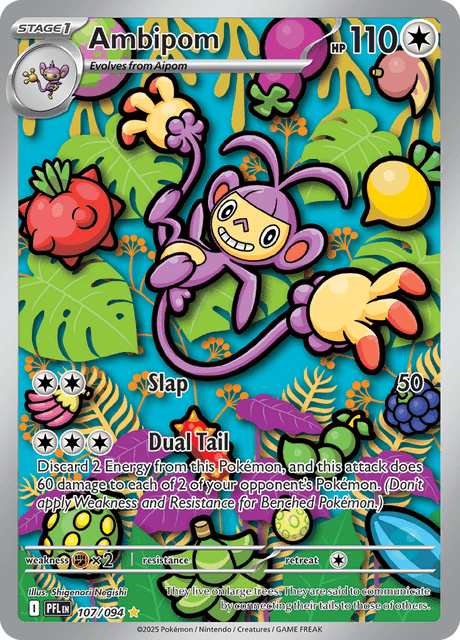 Ambipom 107/94 - Phantasmal Flames (PFL) NM