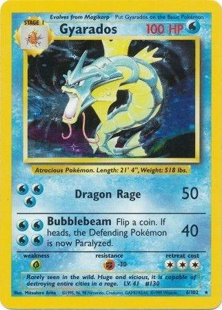 Gyarados 6/102 - Base Set (BS) HP