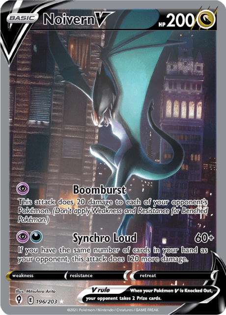Noivern V 196/203 - Evolving Skies (EVS) NM