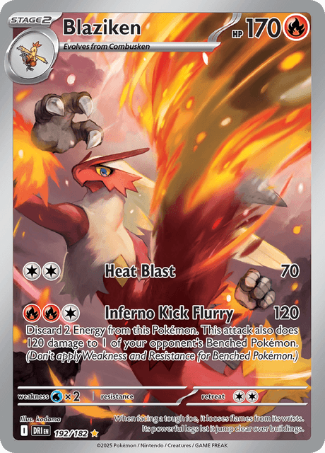 Blaziken 192/182 - Destined Rivals (DRI) NM