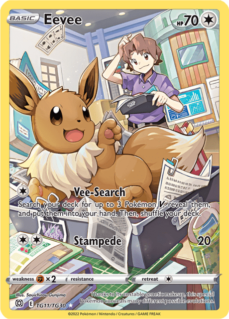 Eevee tg11/tg30 - Brilliant Stars (BRS) NM