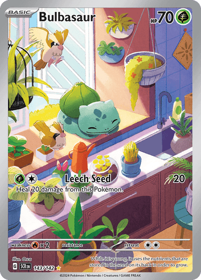Bulbasaur 143/142 - Stellar Crown (SCR) NM