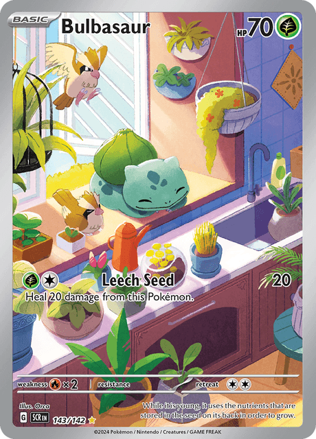 Bulbasaur 143/142 - Stellar Crown (SCR) NM