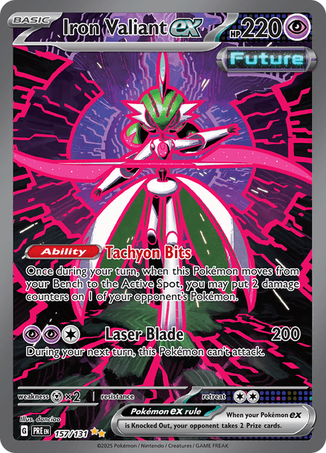 Iron Valiant ex 157/131 - Prismatic Evolutions (PRE) NM