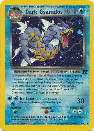 Dark Gyarados 8/82 - Team Rocket (TR) LP