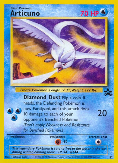 Articuno 22/ - Promo NM