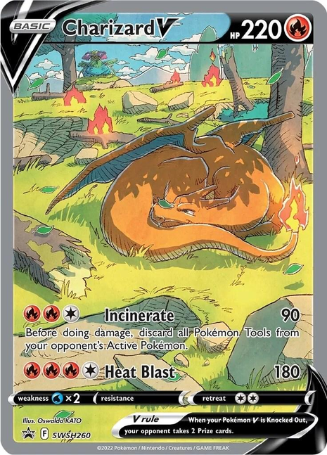 Charizard V swsh260/ - Promo LP