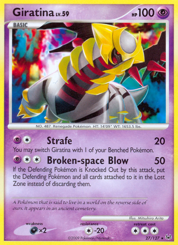 Giratina 27/127 [Reverse Holo] - Platinum (PL) LP