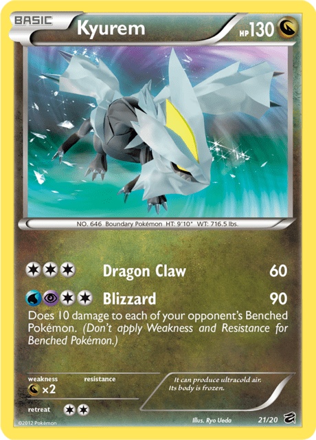 Kyurem 21/20 - Dragon Vault (DRV) HP