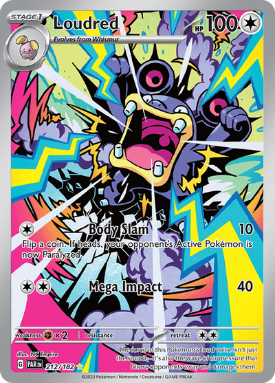 Loudred 212/182 - Paradox Rift (PAR) NM