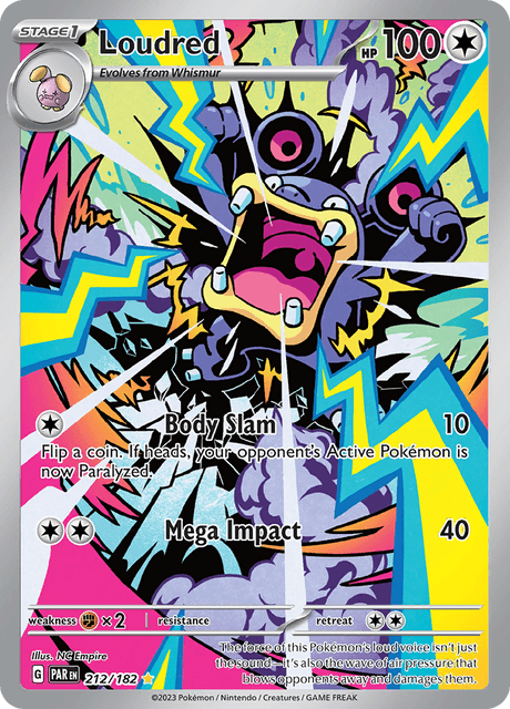 Loudred 212/182 - Paradox Rift (PAR) NM