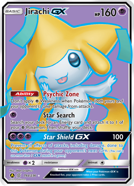 Jirachi GX 79a/236 - Unified Minds (UNM) NM
