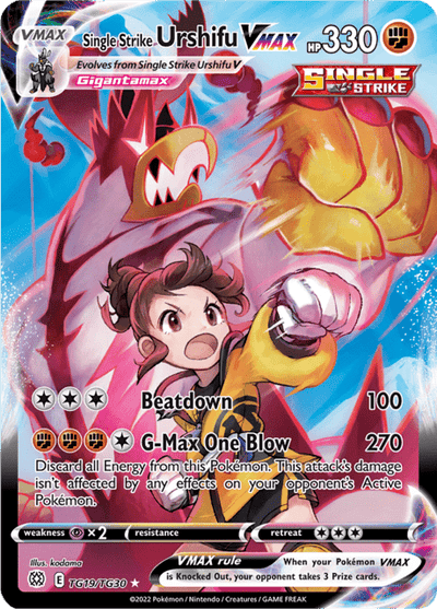 Single Strike Urshifu VMAX tg19/tg30 - Brilliant Stars (BRS) NM