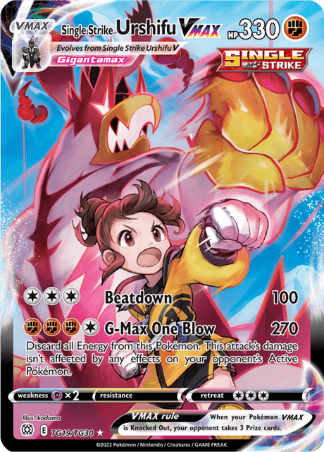 Single Strike Urshifu VMAX tg19/tg30 - Brilliant Stars (BRS) NM