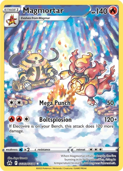 Magmortar gg03/gg70 - Crown Zenith (CRZ) NM