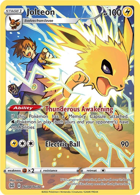 Jolteon tg04/tg30 - Brilliant Stars (BRS) NM