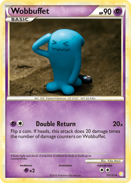 Wobbuffet 13/123 - HeartGold & SoulSilver (HS) LP