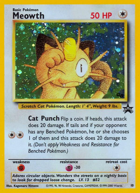 Meowth 10/ - Promo LP