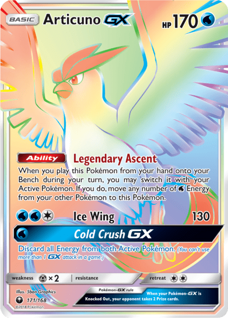 Articuno GX 171/168 - Celestial Storm (CES) HP