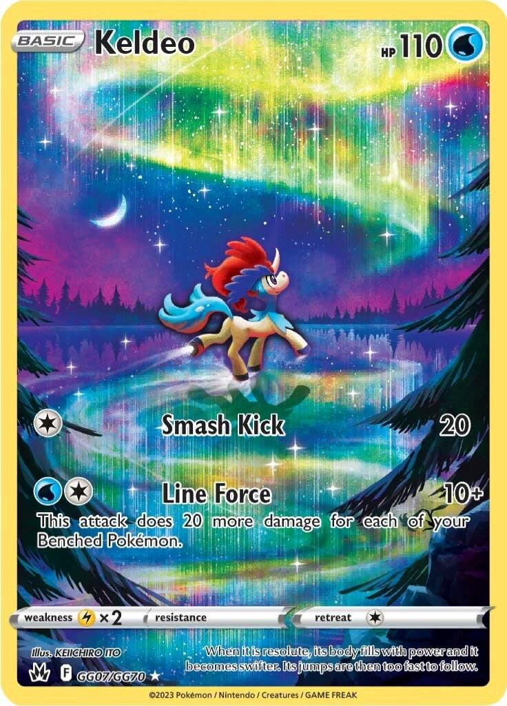 Keldeo gg07/gg70 - Crown Zenith (CRZ) NM