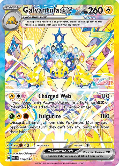 Galvantula ex 168/142 - Stellar Crown (SCR) NM