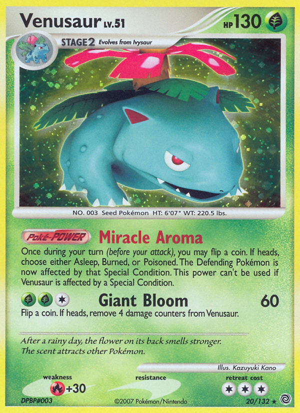 Venusaur 20/132 [Holo] - Secret Wonders (SW) LP