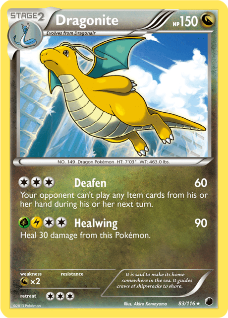 Dragonite 83/116 - Plasma Freeze (PLF) LP