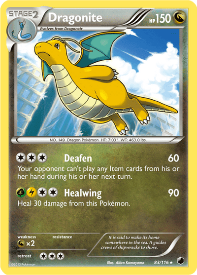 Dragonite 83/116 - Plasma Freeze (PLF) LP