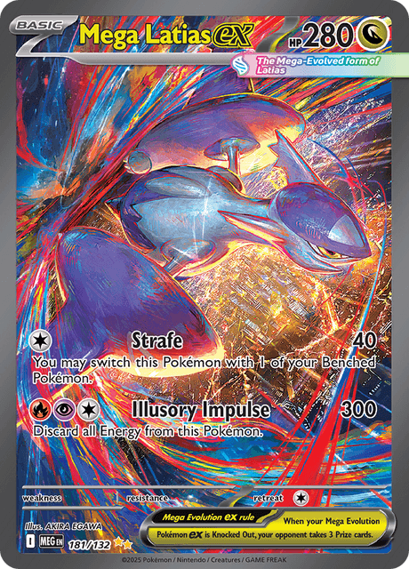 Mega Latias ex 181/132 - Mega Evolution (MEG) NM
