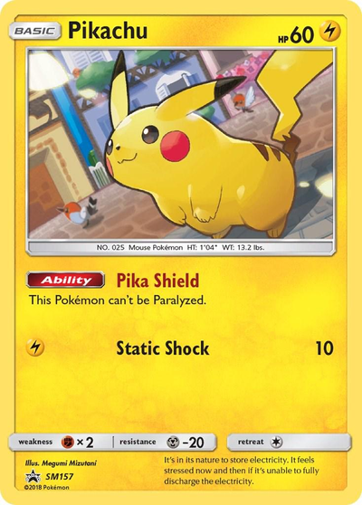 Pikachu sm157/ - Promo MP