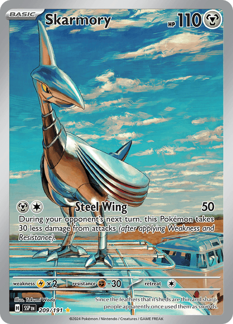 Skarmory 209/191 - Surging Sparks (SSP) NM