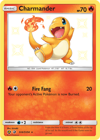 Charmander sv6/sv94 - Hidden Fates (HIF) NM