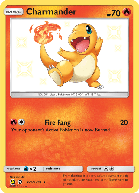 Charmander sv6/sv94 - Hidden Fates (HIF) NM