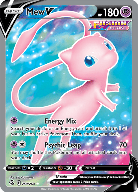 Mew V 250/264 - Fusion Strike (FST) NM