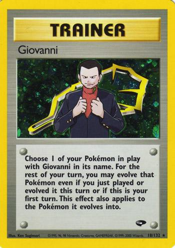Giovanni 18/132 - Gym Challenge (G2) HP