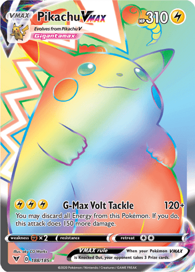 Pikachu VMAX 188/185 - Vivid Voltage (VIV) NM