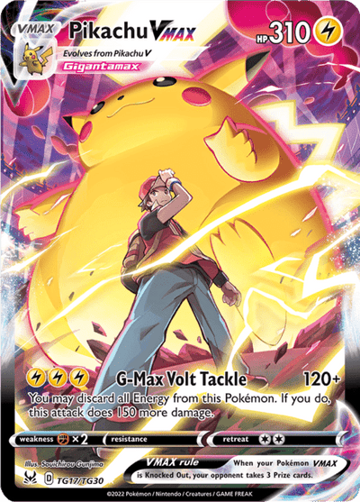 Pikachu VMAX tg17/tg30 - Lost Origin (LOR) NM