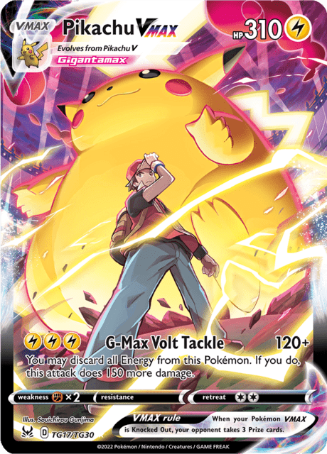 Pikachu VMAX tg17/tg30 - Lost Origin (LOR) NM