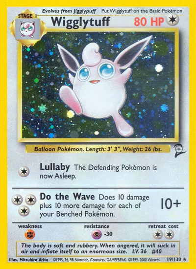 Wigglytuff 19/130 - Base Set 2 (B2) LP